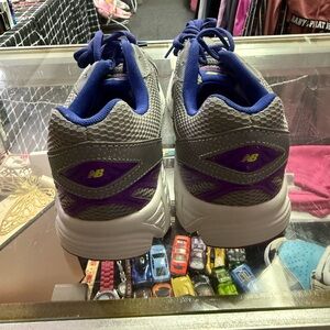 New Balance Gray and Purple Athletic Shoes